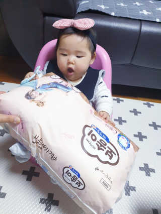 보솜이 액션핏 팬티형 — 4점을 준 리뷰어가 2019년 4월 올린 사용 사진
