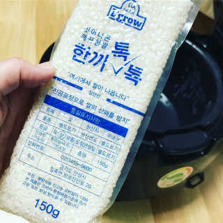 L'grow (엘그로) L'grow(엘그로) 씻어나온 한끼톡톡쌀! — 4점을 준 리뷰어가 2017년 12월 올린 사용 사진