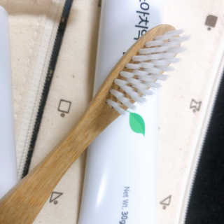 닥터노아 칫솔치약 휴대용 세트 — 5점을 준 리뷰어가 2019년 12월 올린 사용 사진