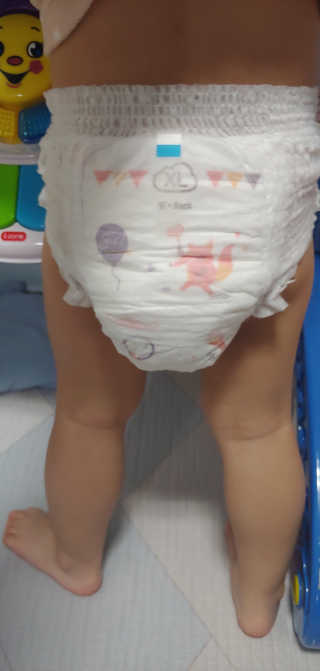 보솜이 액션핏 팬티형 — 4.5점을 준 리뷰어가 2019년 4월 올린 사용 사진