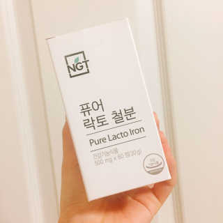 네츄럴굿띵스 퓨어 락토 철분 60일분 — 4.67점을 준 리뷰어가 2018년 2월 올린 사용 사진
