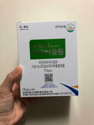 케이푸드 똥기사의 Kfood 화이버슬림 — 5점을 준 리뷰어가 2019년 11월 올린 사용 사진