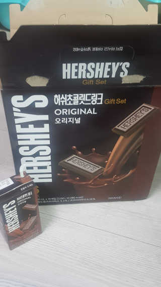 허쉬초콜릿 드링크 허쉬 초콜릿 드링크 선물세트 — 5점을 준 리뷰어가 2019년 11월 올린 사용 사진