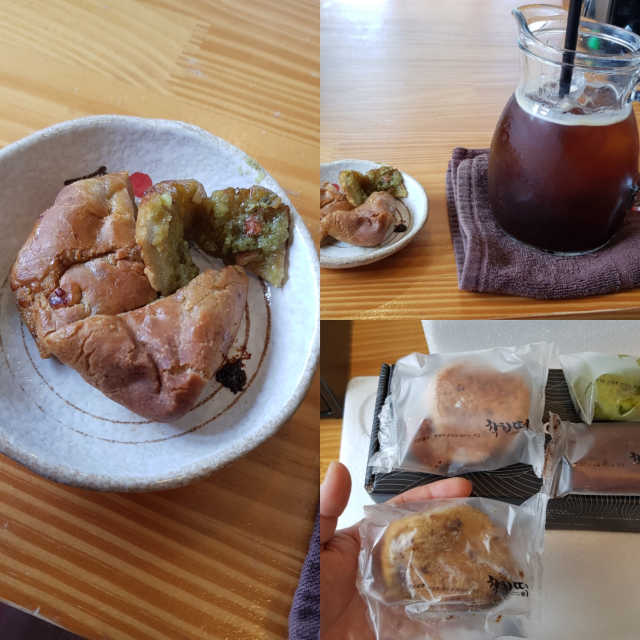 착한떡  초코찹쌀떡,녹차찹쌀떡,바게트떡 세트 리뷰 사진