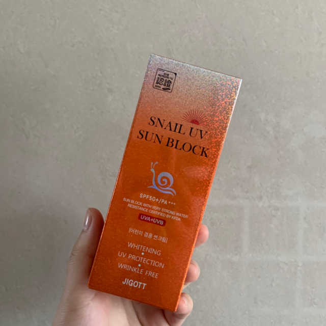 지고트 스네일 유브이 썬블럭 크림 70ml,1+1 리뷰 사진