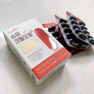 메이준뉴트리 슈퍼 크릴 오일58 1000mg x 30캡슐 — 5점을 준 리뷰어가 2020년 3월 올린 사용 사진