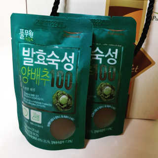 풀무원 발효숙성양배추100 — 5점을 준 리뷰어가 2017년 12월 올린 사용 사진