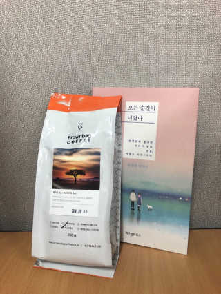 브라운백 커피 브라운백커피 신제품 원두 3종 — 4.67점을 준 리뷰어가 2018년 9월 올린 사용 사진