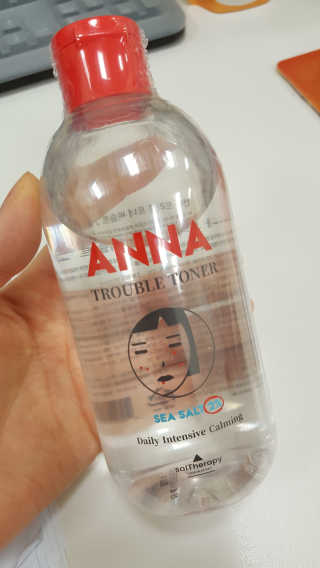솔테라피 안나 트러블 토너 300ml — 5점을 준 리뷰어가 2019년 4월 올린 사용 사진