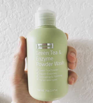 바이 위시트랜드 Green Tea Powder Wash — 5점을 준 리뷰어가 2018년 1월 올린 사용 사진
