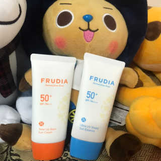 [후르디아] 혼합자차 선 에센스+톤업 선크림 2종 — 5점을 준 리뷰어가 2019년 6월 올린 사용 사진