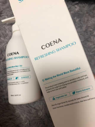 코에나샴푸 500ml — 4점을 준 리뷰어가 2019년 7월 올린 사용 사진