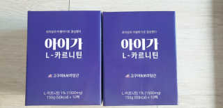 오엔엘 아이가 L-카르니틴 2박스 — 5점을 준 리뷰어가 2019년 3월 올린 사용 사진