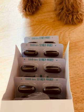 네츄럴굿띵스 오!메가루테인 60일분 — 5점을 준 리뷰어가 2019년 1월 올린 사용 사진