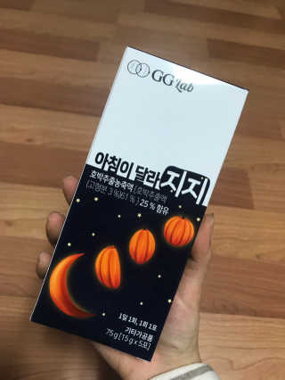 지지랩 [호박즙] 아침이 달라지지 15g x 5포 — 5점을 준 리뷰어가 2019년 12월 올린 사용 사진