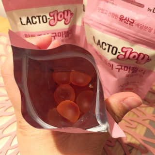 락토조이 구미젤리 복숭아맛 — 5점을 준 리뷰어가 2019년 6월 올린 사용 사진