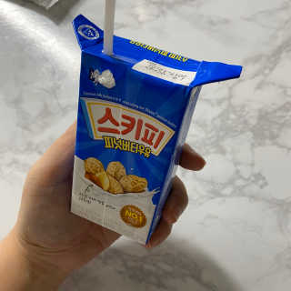 스키피피넛우유 스키피 피넛버터우유 — 5점을 준 리뷰어가 2019년 11월 올린 사용 사진