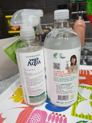 베지아쿠아 475ml + 리필 1000ml 1Set — 5점을 준 리뷰어가 2019년 10월 올린 사용 사진