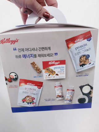 켈로그 프로틴바 멀티팩+프로틴 그래놀라 쉐이크 2종 — 5점을 준 리뷰어가 2020년 1월 올린 사용 사진