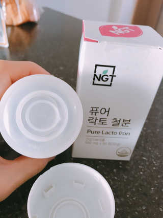 네츄럴굿띵스 퓨어 락토 철분 60일분 — 5점을 준 리뷰어가 2018년 1월 올린 사용 사진