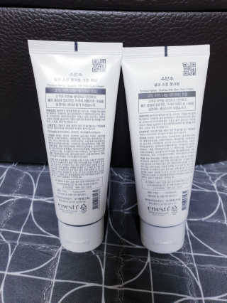 (주)에네스티 에네스티 수안수 실크스킨 풋크림 1+1 — 5점을 준 리뷰어가 2019년 12월 올린 사용 사진