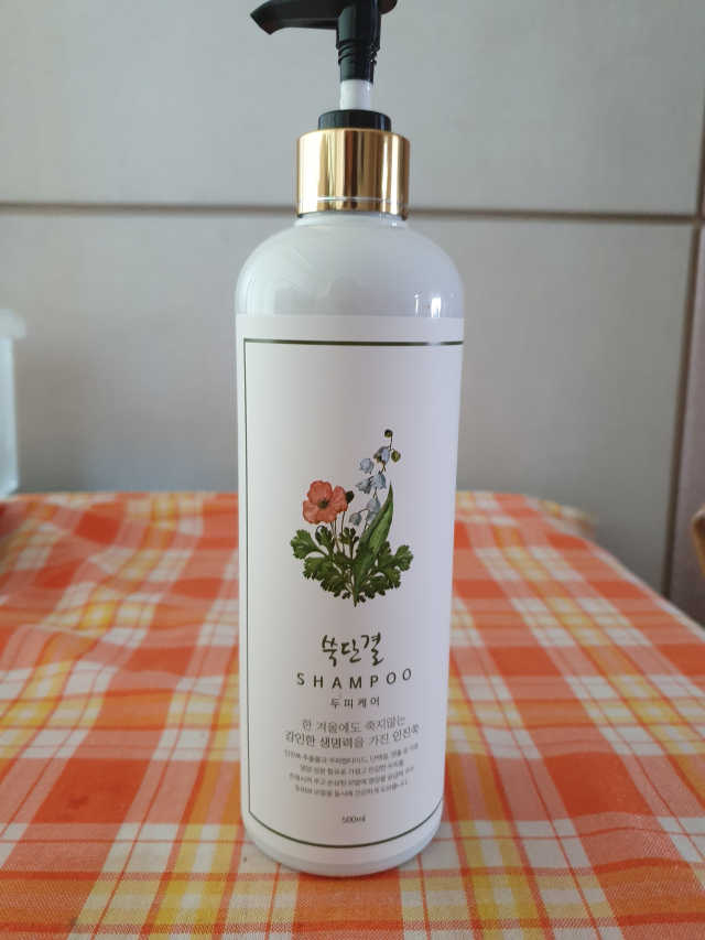 쑥단결 두피케어 샴푸 500ml 리뷰 사진