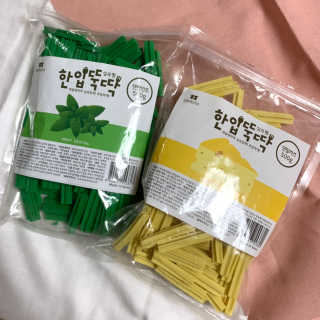 [펫토리아] BEST 한입뚝딱 실속형 강아지 덴탈껌 — 5점을 준 리뷰어가 2019년 2월 올린 사용 사진
