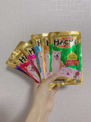 [펫토리아] 토로토로 하치  강아지 파우치간식 — 5점을 준 리뷰어가 2019년 6월 올린 사용 사진