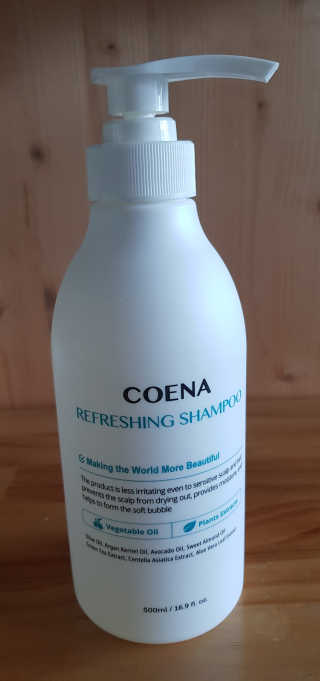 코에나샴푸 500ml — 2점을 준 리뷰어가 2019년 7월 올린 사용 사진