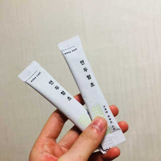 헬씨앤핏 디톡스와 변비에 탁월한 연두함초. 천연변비약으로 유명 — 5점을 준 리뷰어가 2020년 1월 올린 사용 사진