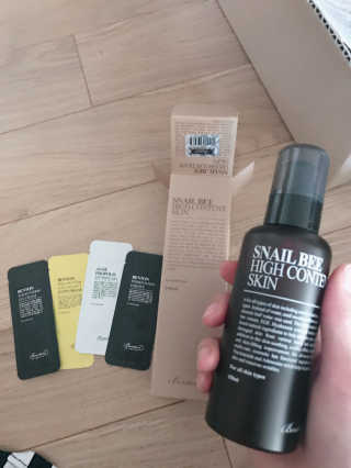 벤튼 스네일비 하이콘텐트 스킨 150ml — 3.83점을 준 리뷰어가 2017년 4월 올린 사용 사진