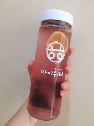 ㅎㅎ마이워터 ㅎㅎ 마이워터 과일워터팩+전용보틀_레몬오렌지 — 5점을 준 리뷰어가 2017년 9월 올린 사용 사진