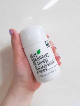 네츄럴굿띵스 퓨어 멀티비타민 앤 미네랄 30일분 — 4.33점을 준 리뷰어가 2018년 6월 올린 사용 사진