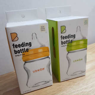 유비맘 신생아젖병 120ml 트리플팩_ 젖꼭지 포함 — 5점을 준 리뷰어가 2020년 2월 올린 사용 사진