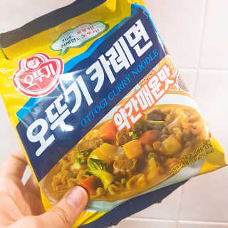 오뚜기카레면 2차 모집 — 4점을 준 리뷰어가 2019년 2월 올린 사용 사진