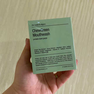 the naked object 발포가글 츄그린 그린티민트 — 5점을 준 리뷰어가 2019년 12월 올린 사용 사진
