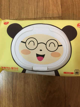 달곰이 물티슈 — 5점을 준 리뷰어가 2017년 4월 올린 사용 사진