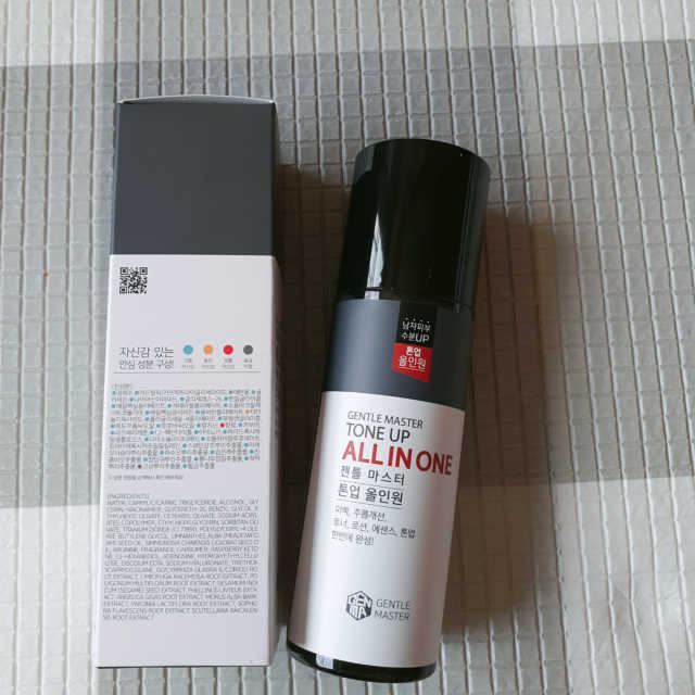 젠틀마스터 톤업올인원 150ml 리뷰 사진