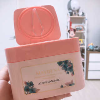 메이베나 1일 1팩 뽑아쓰는 마스크팩 — 5점을 준 리뷰어가 2019년 2월 올린 사용 사진