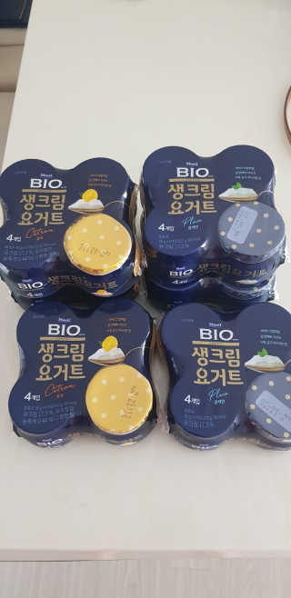 [매일 바이오] 생크림요거트 플레인 12개 + 유자 12개 — 5점을 준 리뷰어가 2019년 6월 올린 사용 사진