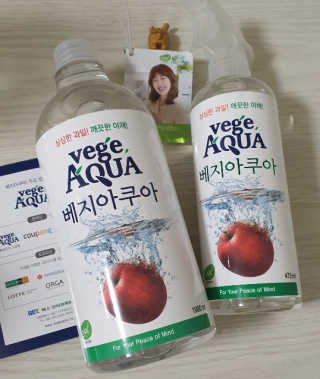 베지아쿠아 475ml + 리필 1000ml 1Set — 4점을 준 리뷰어가 2019년 9월 올린 사용 사진