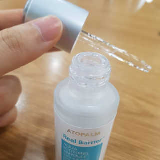 리얼베리어 리얼 베리어 아쿠아 수딩 앰플 — 5점을 준 리뷰어가 2017년 7월 올린 사용 사진