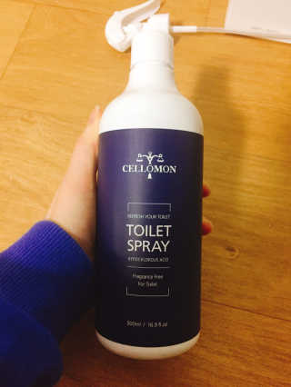 셀로몬 토일렛 스프레이 500ml — 5점을 준 리뷰어가 2018년 5월 올린 사용 사진