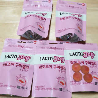 락토조이 구미젤리 복숭아맛 — 5점을 준 리뷰어가 2019년 6월 올린 사용 사진