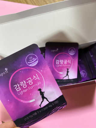 [감량공식] 다이어트 건강기능식품 — 5점을 준 리뷰어가 2019년 12월 올린 사용 사진