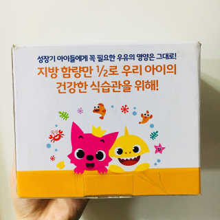 매일우유 멸균 매일우유 저지방 2프로 멸균 핑크퐁 에디션 6입 — 4점을 준 리뷰어가 2017년 12월 올린 사용 사진
