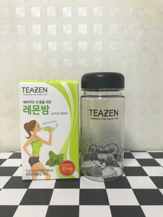 티젠 레몬밤 + 마이보틀 — 4점을 준 리뷰어가 2018년 7월 올린 사용 사진