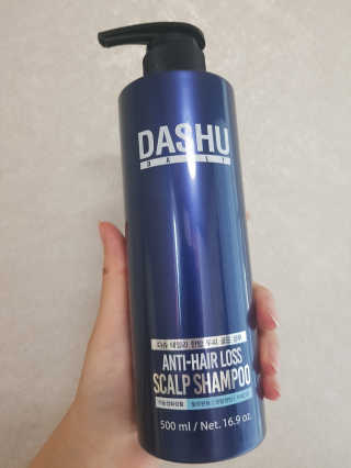 다슈코리아 다슈 데일리 한방 두피 골드 샴푸 500ml — 5점을 준 리뷰어가 2018년 5월 올린 사용 사진