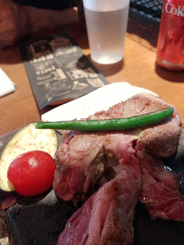 [블랙스테이크 강남점]부채살스테이크 + 파스타 set 리뷰 사진