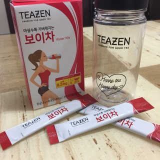 티젠 보이차 + 마이보틀 세트 — 5점을 준 리뷰어가 2018년 6월 올린 사용 사진